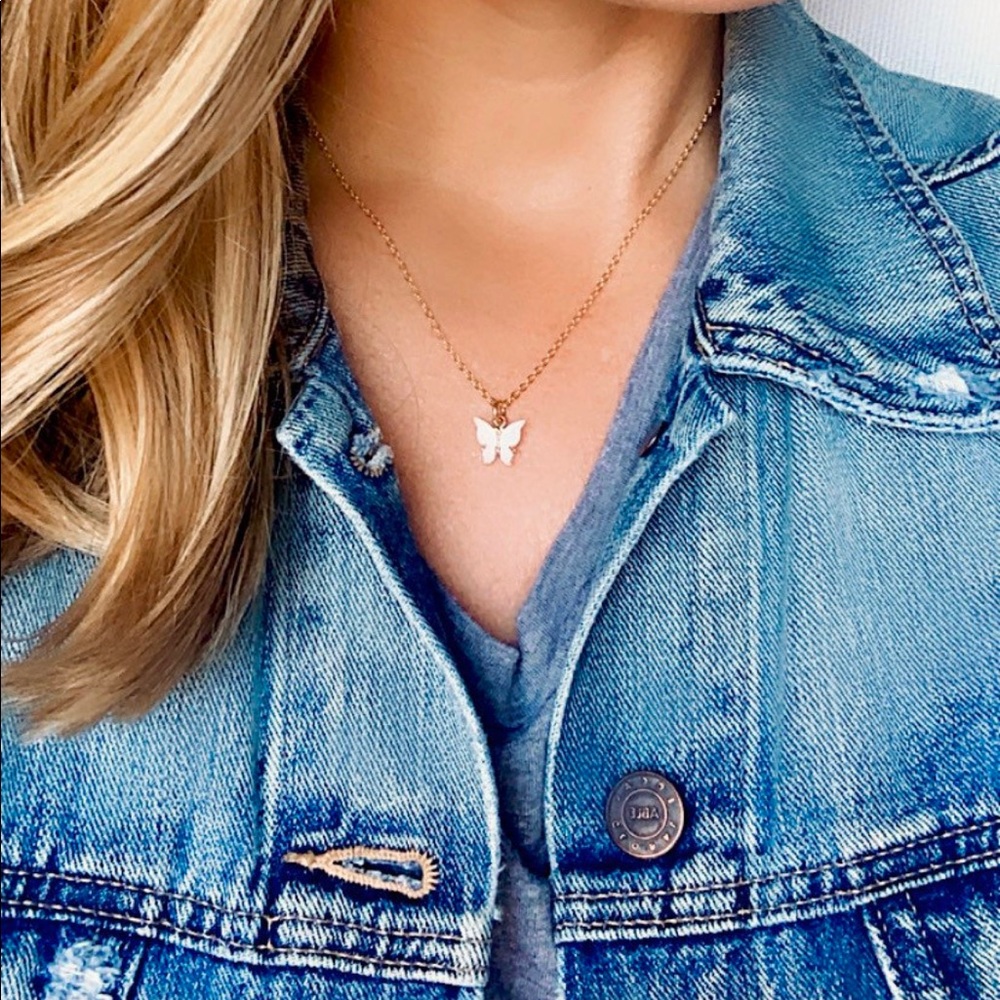 Butterfly Necklace Butterfly Pendant
